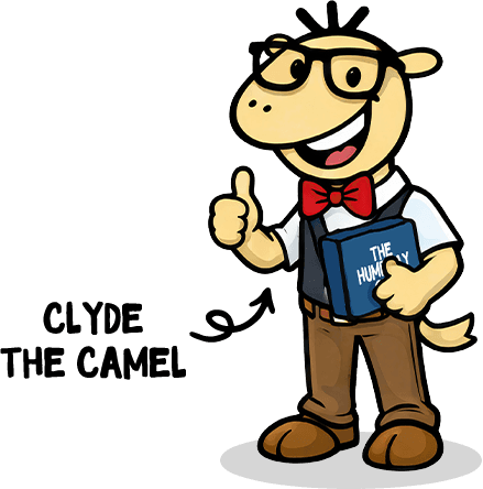 Clyde, The Hump Day Quiz mascot